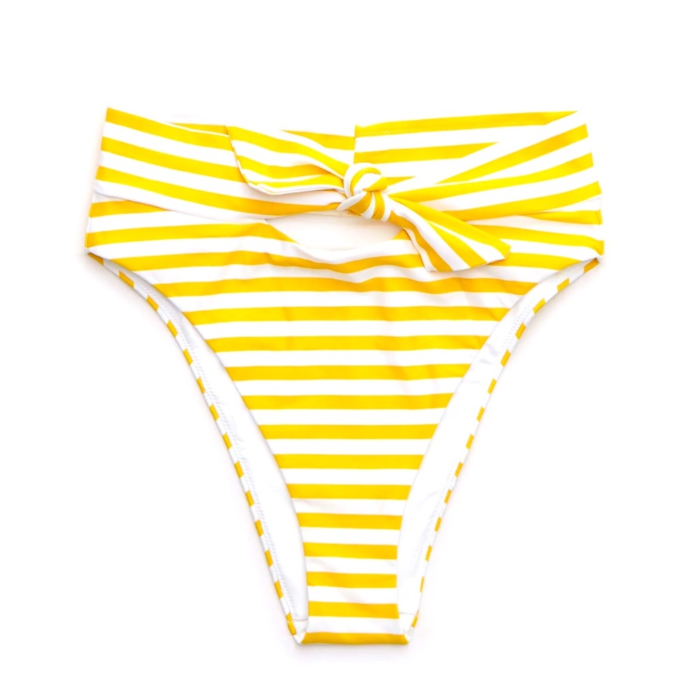 Aerie Bow Front Hi Cut Cheeky Bikini